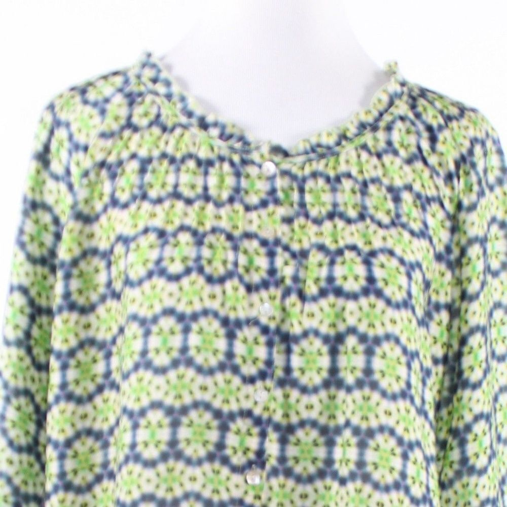 Clements Ribeiro blue blouse 10 - Picture 2 of 8